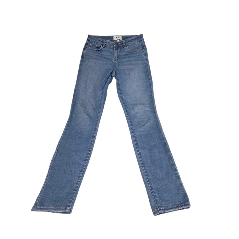 paige jeans womens Size Small Some Hem Wear Verdugo Ankle Light Blue